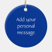 Kanal am Morgen Keramikornament (Hinten)