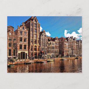 Kanal Amsterdam, Altstadt Postkarte