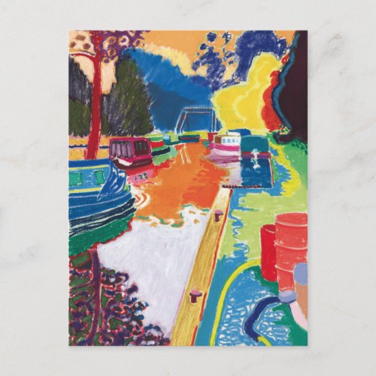 Kanal bei Dundas Postkarte (Vorderseite)