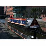 Kanal-Boot Freistehende Fotoskulptur<br><div class="desc">Kanalboot,  das die Stadt von Manchester Großbritannien durchläuft.</div>