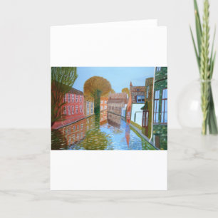 Kanal Brugge Feiertagskarte