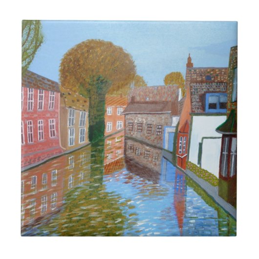 Kanal Brugge Fliese (Vorderseite)