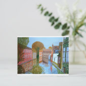 Kanal Brugge Postkarte (Stehend Vorderseite)