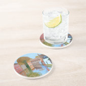 Kanal Brugge Sandstein Untersetzer (Seite)