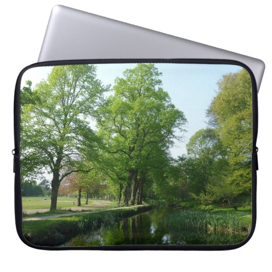 Kanal - Bute Park, Cardiff Laptopschutzhülle (Vorderseite)