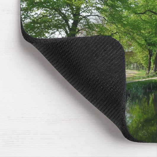Kanal - Bute Park, Cardiff Mousepad (Ecke)