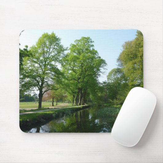 Kanal - Bute Park, Cardiff Mousepad (Mit Mouse)