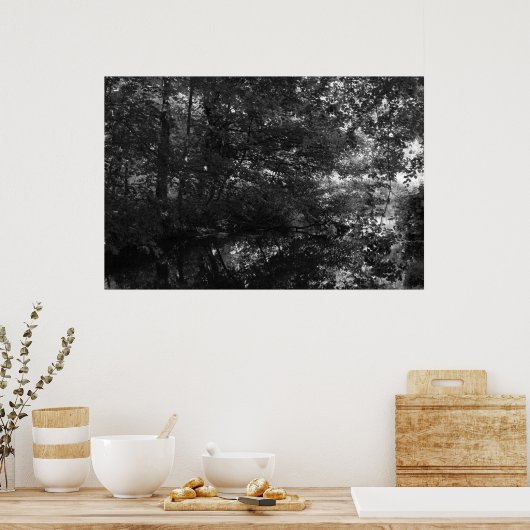 Kanal, Bute Park, Cardiff Poster (Küche)