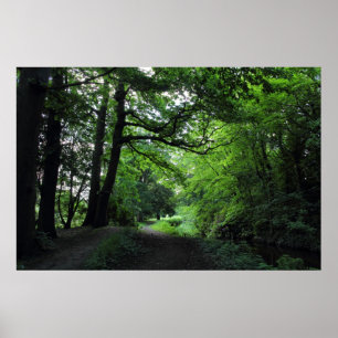 Kanal, Bute Park, Cardiff, Wales Poster