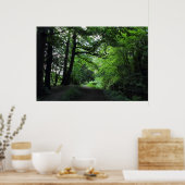 Kanal, Bute Park, Cardiff, Wales Poster (Küche)