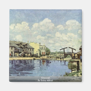 Kanal, durch Sisley Alfred Magnet