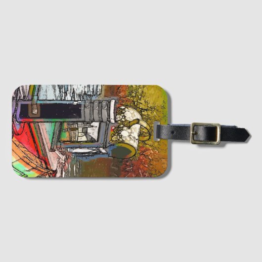 KANAL GEPÄCKANHÄNGER (Vorderseite (Horizontal))