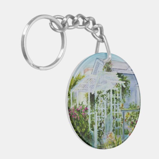 Kanal-Gitter Schlüsselanhänger (Vorderseite links)