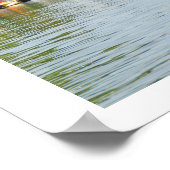 Kanal in Amsterdam Poster (Ecke)