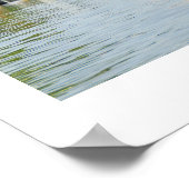 Kanal in Amsterdam Poster (Ecke)