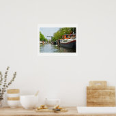 Kanal in Amsterdam Poster (Küche)