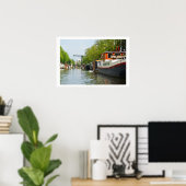 Kanal in Amsterdam Poster (Heimbüro)