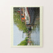 Kanal in Amsterdam Puzzle (Vertikal)