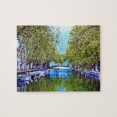 Kanal in Annecy Frankreich Puzzle (Horizontal)