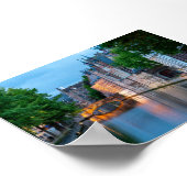 Kanal in Brügge Poster (Ecke)