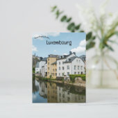 Kanal in Luxemburg Postkarte (Stehend Vorderseite)