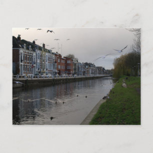 Kanal Leidse Rijn, Utrecht Postkarte