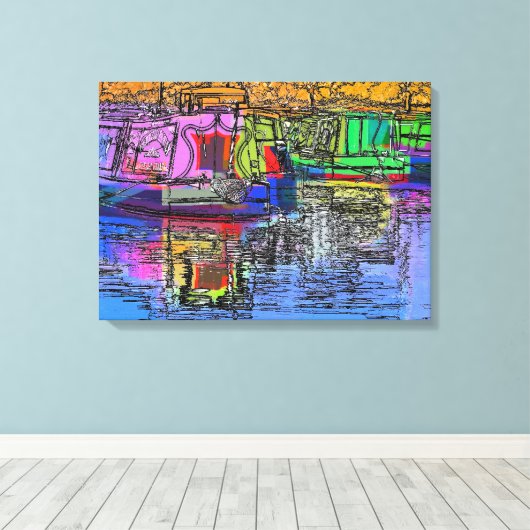 KANAL LEINWANDDRUCK (Insitu (Holzboden))