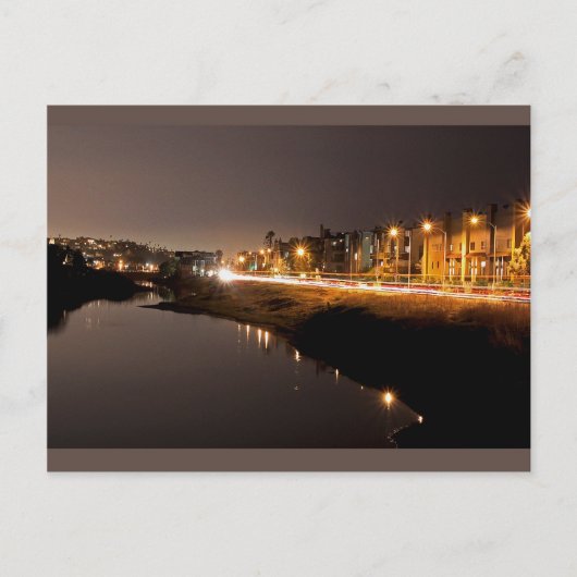 Kanal Marina del rey Postkarte (Vorderseite)