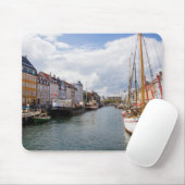 Kanal mit Booten| Kopenhagen Mousepad (Mit Mouse)