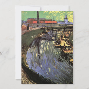 Kanal mit Frauen beim Waschen von Vincent van Gogh