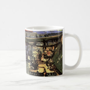 Kanal mit Frauen beim Waschen von Vincent van Gogh Kaffeetasse
