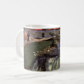 Kanal mit Frauen waschen von Vincent van Gogh Kaffeetasse (Vorderseite Links)