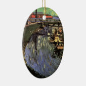 Kanal mit Frauen waschen von Vincent van Gogh Keramik Ornament (Rechts)