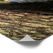 Kanal mit Frauen waschen von Vincent van Gogh Poster (Ecke)