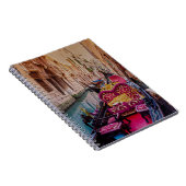 Kanal mit traditioneller Gondel in Venedig, Italie Notizblock (Rechte Seite)