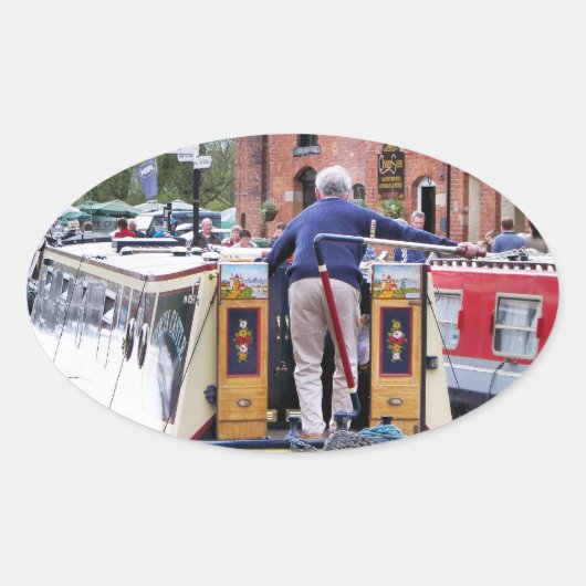 KANAL OVALER AUFKLEBER (Vorderseite)