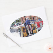 KANAL OVALER AUFKLEBER (Umschlag)