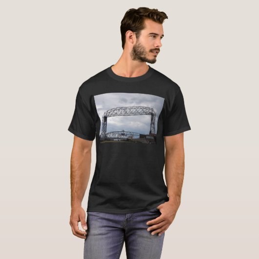 Kanal-Park-Luftaufzug-Brücke T-Shirt (Vorne ganz)