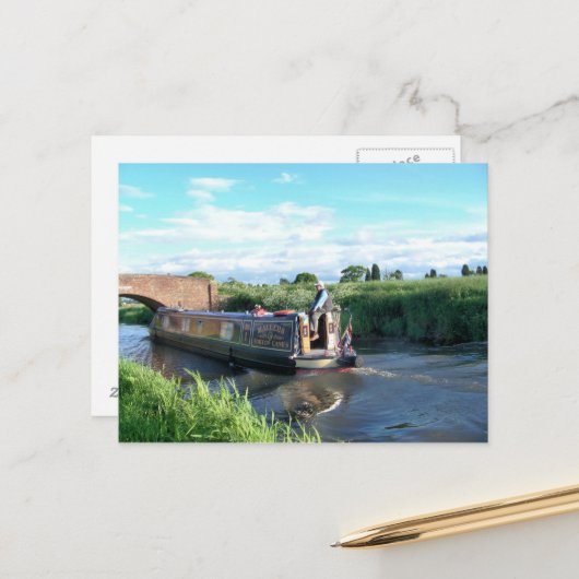 KANAL POSTKARTE (Vorderseite/Rückseite Beispiel)