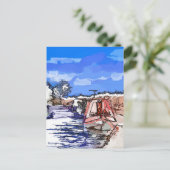 KANAL POSTKARTE (Stehend Vorderseite)