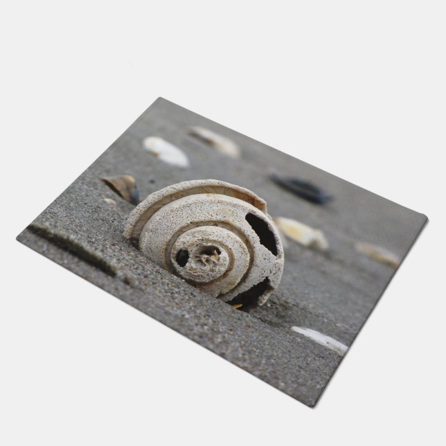 Kanal-Pustel-Willkommen Fußmatte (Schrägansicht)