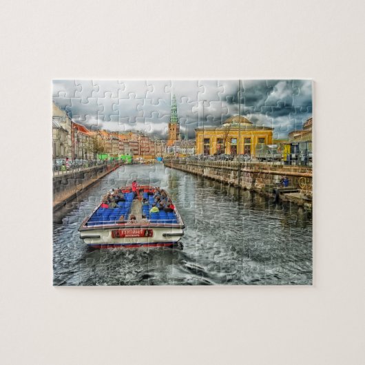 Kanal-Puzzle Kopenhagens Dänemark Puzzle (Horizontal)