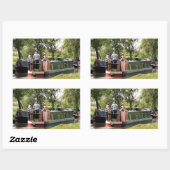 KANAL RECHTECKIGER AUFKLEBER (Blatt)