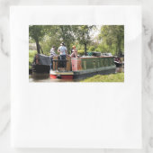 KANAL RECHTECKIGER AUFKLEBER (Tasche)