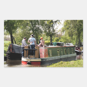 KANAL RECHTECKIGER AUFKLEBER