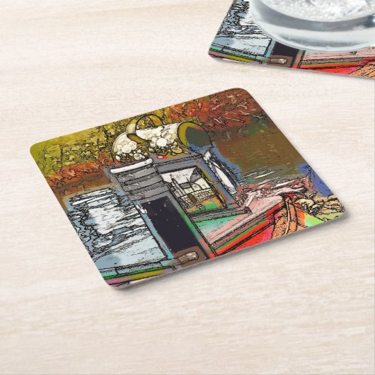 KANAL RECHTECKIGER PAPPUNTERSETZER (angewinkelt)