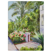 Kanal-Rosen-Garten Klemmbrett (Rückseite)