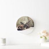 KANAL RUNDE WANDUHR (Zuhause)