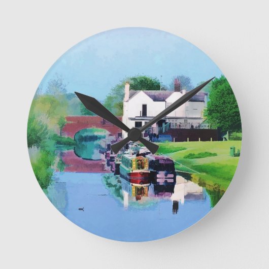 KANAL RUNDE WANDUHR (Vorderseite)