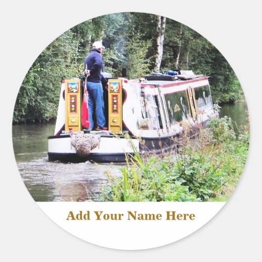 KANAL RUNDER AUFKLEBER (Vorderseite)